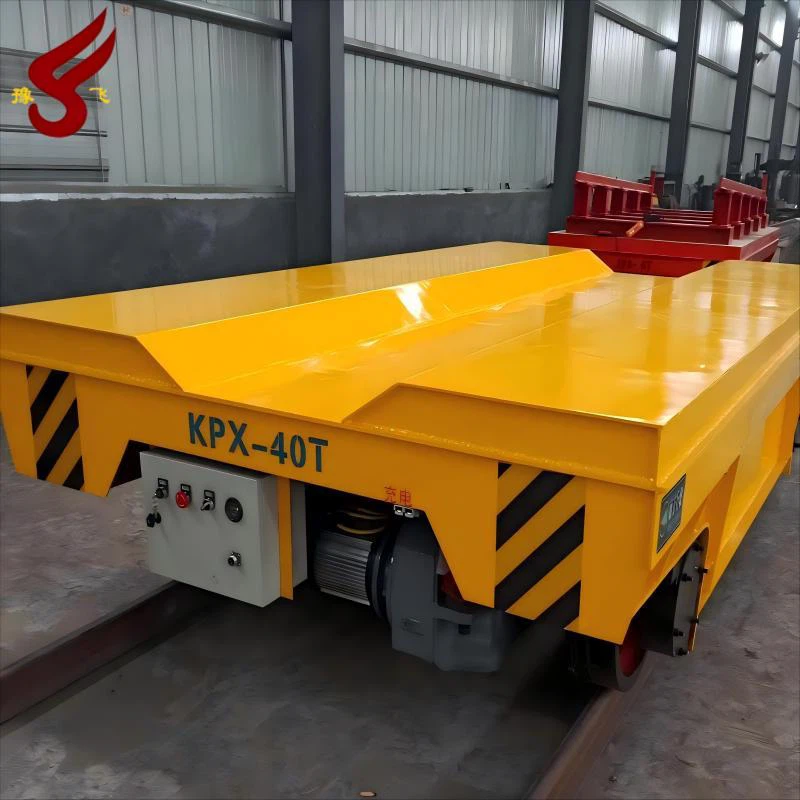 Rail-guided Electric Transfer Cart